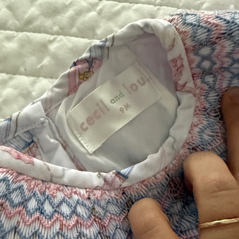 Cecil and Lou Nutcracker Long Sleeve Romper for baby (sizes 6-9m) - Picture 3 of 3